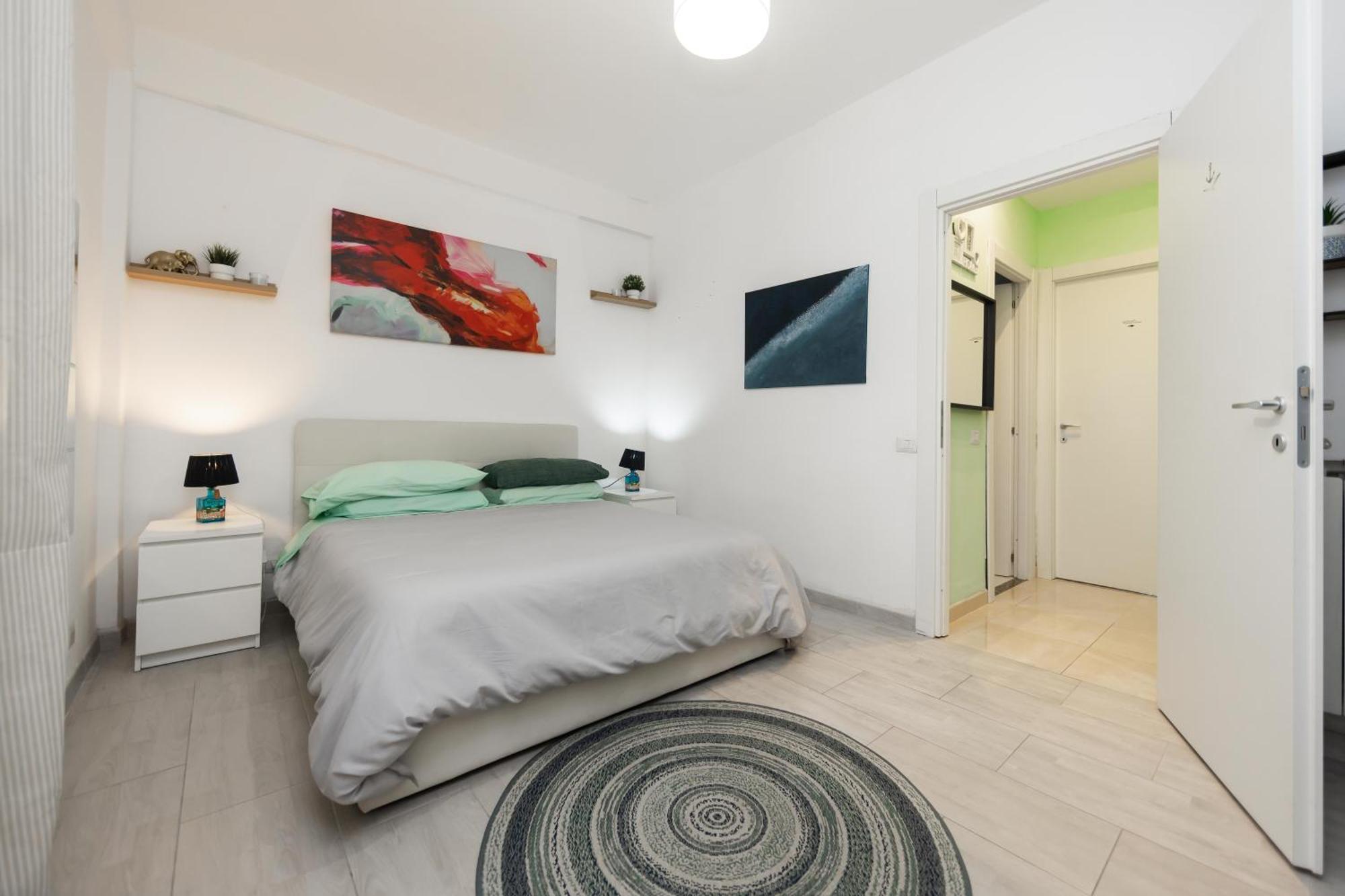 Lotus - Appartamento Sul Mare A Ostia Con Giardino Relax Luaran gambar